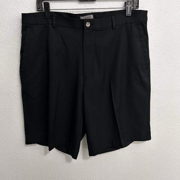 Peter Millar Shorts Black Performance Golf Wicking Pockets Outdoor Mens Size 36 - Picture 1 of 6